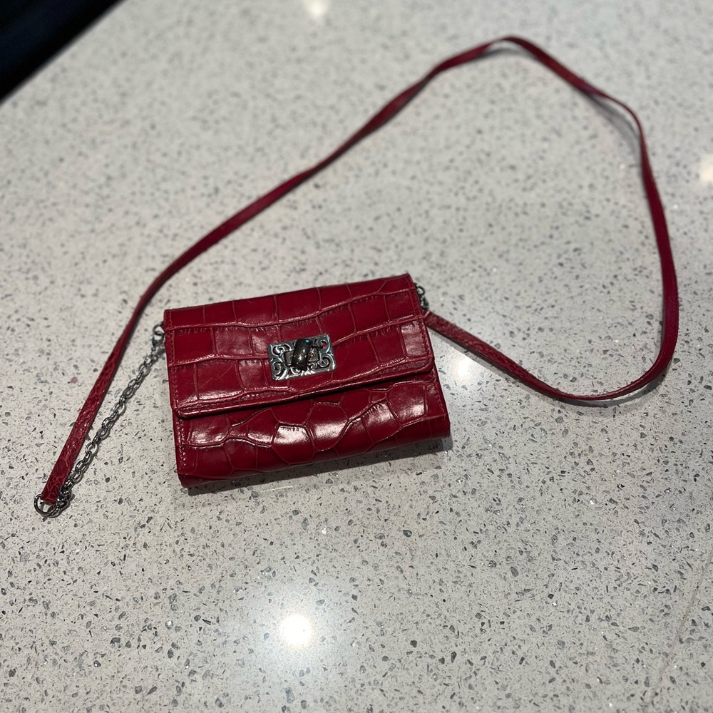 Beautiful red mini crossbody Brighton